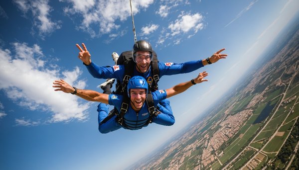 Saut en parachute à nîmes : l'adrénaline au rendez-vous !